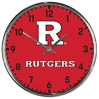 WinCraft Rutgers Scarlet Knights Chrome Wall Clock