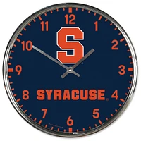 WinCraft Syracuse Orange Chrome Wall Clock