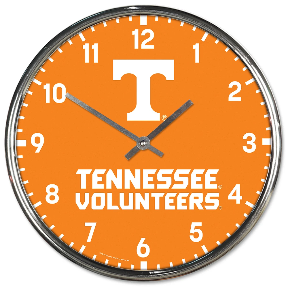 WinCraft Tennessee Volunteers Chrome Wall Clock