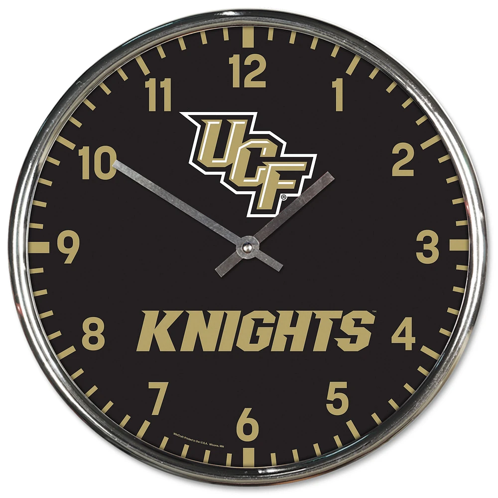 WinCraft UCF Knights Chrome Wall Clock