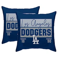 Pegasus Los Angeles Dodgers 18" x 18" Statement Script Duck Cloth Decor Pillow Covers