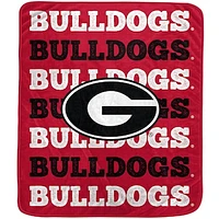 Pegasus Georgia Bulldogs 60'' x 70'' Logo Wordmark Plush Blanket