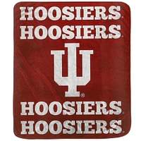 Pegasus Indiana Hoosiers 60'' x 70'' Logo Wordmark Plush Blanket