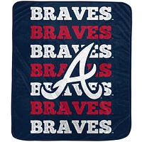 Pegasus Atlanta Braves 60'' x 70'' Logo Wordmark Plush Blanket