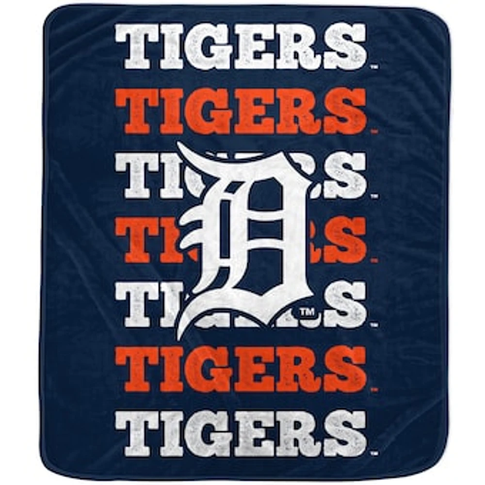 Pegasus Detroit Tigers 60'' x 70'' Logo Wordmark Plush Blanket