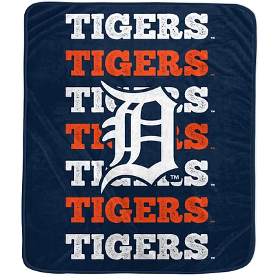 Pegasus Detroit Tigers 60'' x 70'' Logo Wordmark Plush Blanket