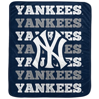 Pegasus New York Yankees 60'' x 70'' Logo Wordmark Plush Blanket