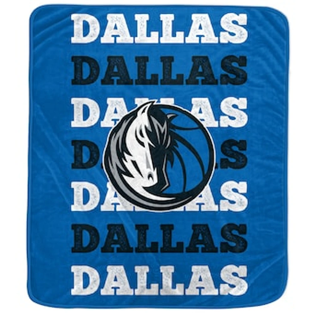 Pegasus Dallas Mavericks 60'' x 70'' Logo Wordmark Plush Blanket