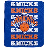 Pegasus New York Knicks 60'' x 70'' Logo Wordmark Plush Blanket