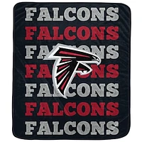 Pegasus Atlanta Falcons 60'' x 70'' Logo Wordmark Plush Blanket