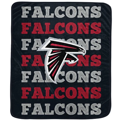 Pegasus Atlanta Falcons 60'' x 70'' Logo Wordmark Plush Blanket