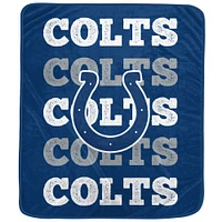 Pegasus Indianapolis Colts 60'' x 70'' Logo Wordmark Plush Blanket