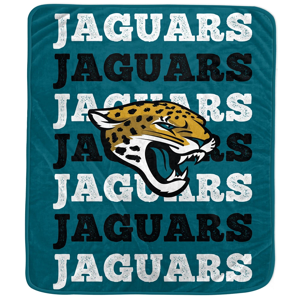 Pegasus Jacksonville Jaguars 60'' x 70'' Logo Wordmark Plush Blanket