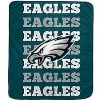 Pegasus Philadelphia Eagles 60'' x 70'' Logo Wordmark Plush Blanket