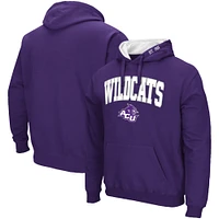 Men's Colosseum Purple Abilene Christian University Wildcats Isle Pullover Hoodie