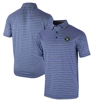 Men's Columbia  Navy Milwaukee Brewers Omni-Wick Post Round Polo