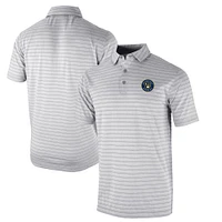 Men's Columbia  Gray Milwaukee Brewers Omni-Wick Post Round Polo