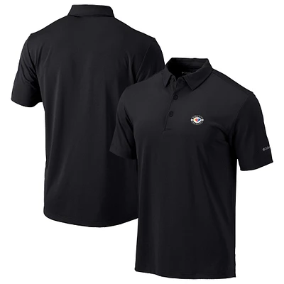 Men's Columbia  Black NASCAR 75th Anniversary Omni-Wick Drive Polo