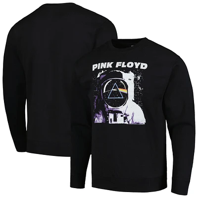 Men's Black Pink Floyd Moon Pullover Sweatshirt