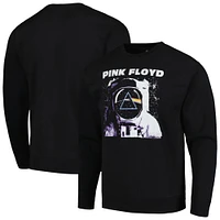 Men's Black Pink Floyd Moon Pullover Sweatshirt