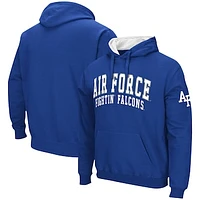 Men's Colosseum Royal Air Force Falcons Double Arch Pullover Hoodie