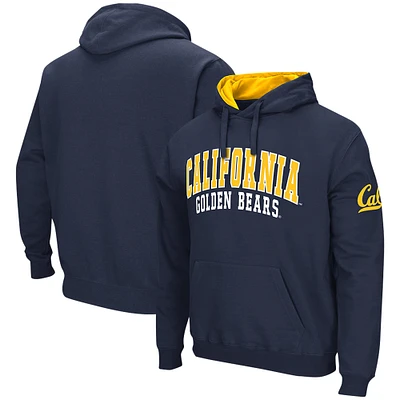 Men's Colosseum Navy Cal Bears Double Arch Pullover Hoodie