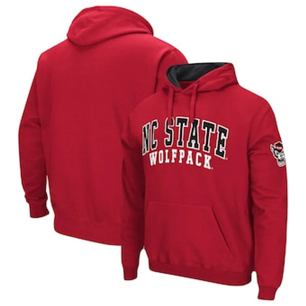 Men's Colosseum NC State Wolfpack Double Arch Pullover Hoodie