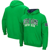 Men's Colosseum Notre Dame Fighting Irish Double Arch Pullover Hoodie