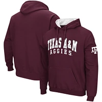 Men's Colosseum Maroon Texas A&M Aggies Double Arch Pullover Hoodie