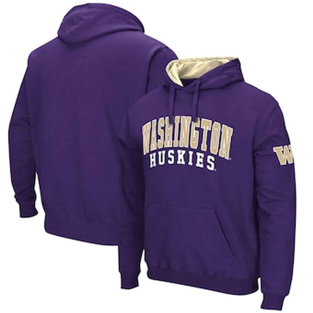 Men's Colosseum Washington Huskies Double Arch Pullover Hoodie