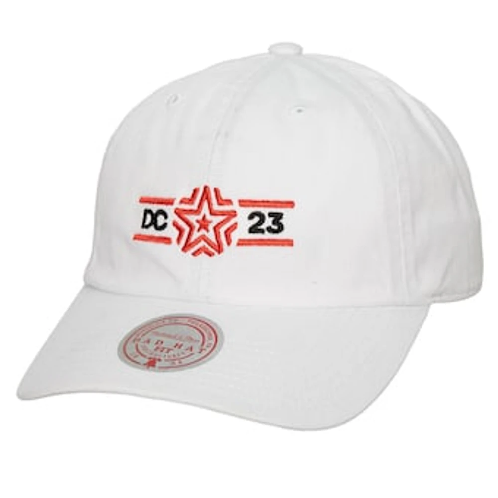 Men's Mitchell & Ness  White 2023 MLS All-Star Game Adjustable Dad Hat