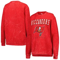 Women's G-III 4Her by Carl Banks Red Tampa Bay Buccaneers Comfy Cord Pullover Sweatshirt