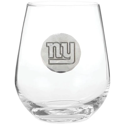 New York Giants 15oz. Stemless Wine Glass