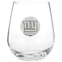New York Giants 15oz. Stemless Wine Glass