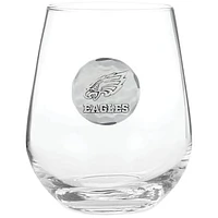 Philadelphia Eagles 15oz. Stemless Wine Glass