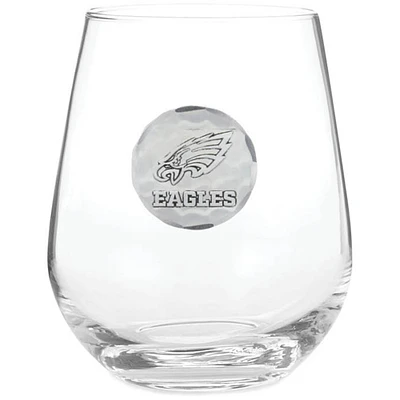 Philadelphia Eagles 15oz. Stemless Wine Glass