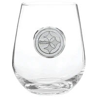 Pittsburgh Steelers 15oz. Stemless Wine Glass