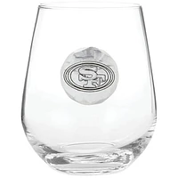 San Francisco 49ers 15oz. Stemless Wine Glass