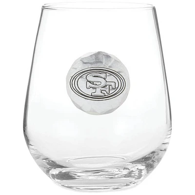 San Francisco 49ers 15oz. Stemless Wine Glass