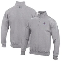 Men's Fresno State Bulldogs Big Cotton Quarter-Zip Pullover Sweatshirt