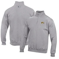 Men's Missouri Tigers Big Cotton Quarter-Zip Pullover Sweatshirt