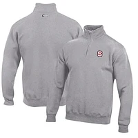 Men's NC State Wolfpack Big Cotton Quarter-Zip Pullover Sweatshirt