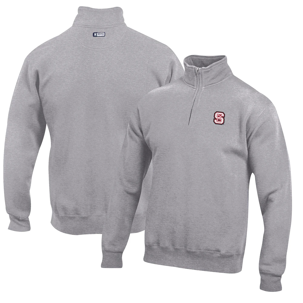 Men's NC State Wolfpack Big Cotton Quarter-Zip Pullover Sweatshirt