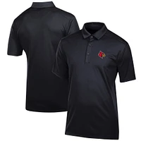 Men's Black Louisville Cardinals Classic Jacquard Polo