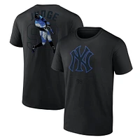 Men's Aaron Judge Black New York Yankees Double Play Name & Number T-Shirt