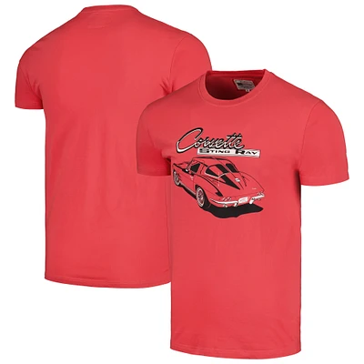 Men's American Needle Red Corvette Brass Tacks T-Shirt
