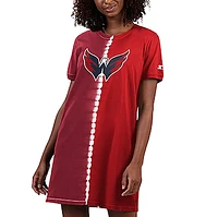 Women's Starter  Red Washington Capitals Ace Tie-Dye Sneaker Dress