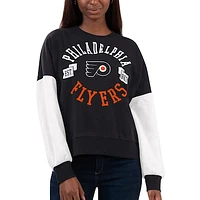 Women's G-III 4Her by Carl Banks Black Philadelphia Flyers Team Pride Pullover Sweatshirt