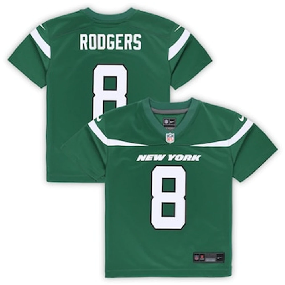 Toddler Nike Aaron Rodgers Gotham Green New York Jets Game Jersey