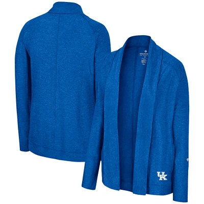 Women's Colosseum Royal Kentucky Wildcats Morningside Cardigan Sweater